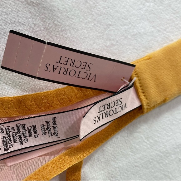 Victoria’s Secret Pink/Orange Lined Plunge Bra - Picture 5 of 5